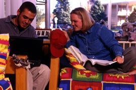 students studying in j-mac