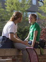 Students talking near sturm