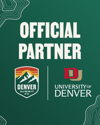 A graphic announcing the partnership between Denver Summit and DU.