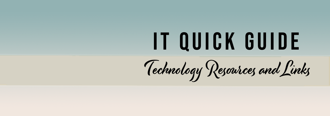 The IT Quick Guide