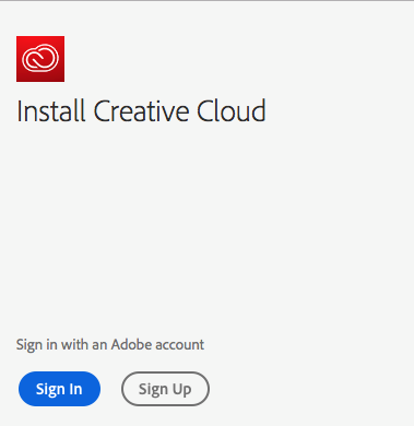 sign in adobe creative cloud login