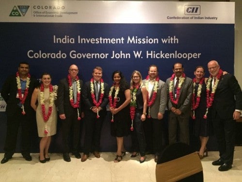 JB Holston was part of a delegation from Colorado taking part in a trade mission to India