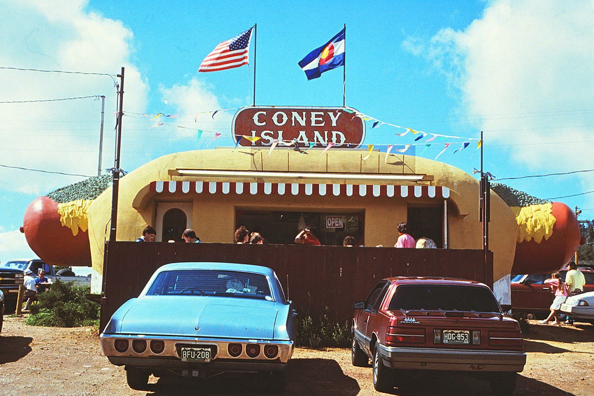 South Park Coney Island pictured at a previous location in 1991