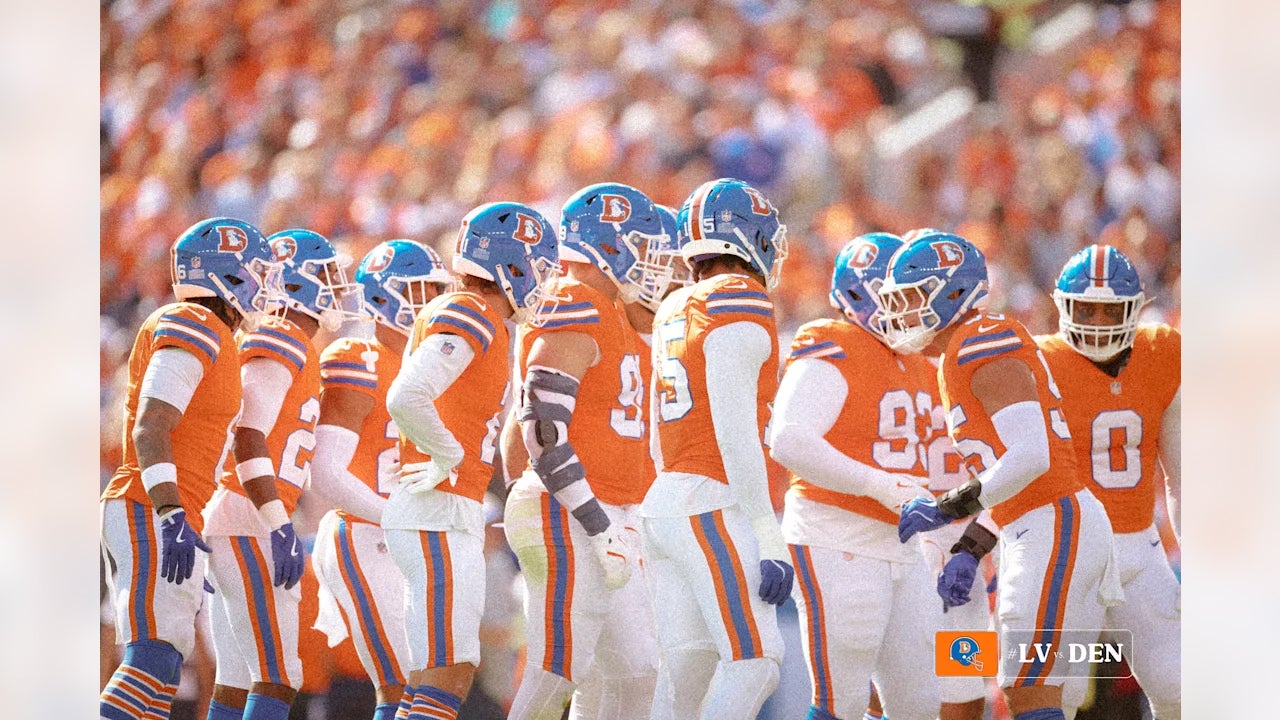 Denver Broncos on the field