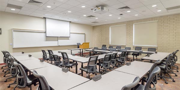 classroom in Daniel's College of Business