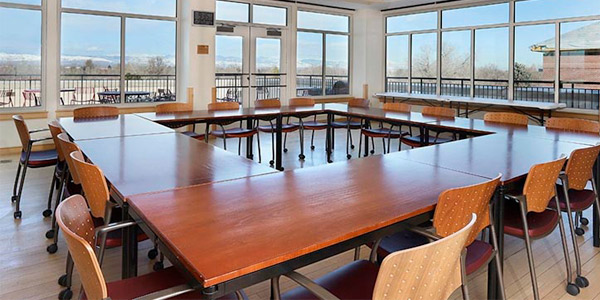 boardroom on DU campus