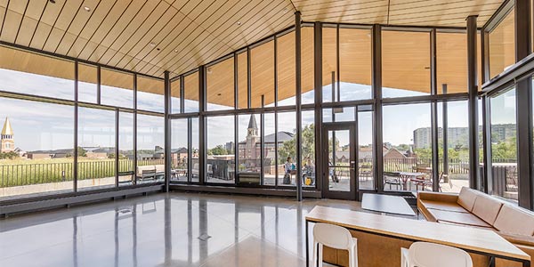 DU's Community Commons - 4th story overlook