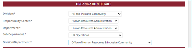 organization details organization details