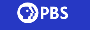 blue pbs logo: circle with three faces within it, with the acronym "PBS"