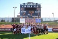 Soccer team and field