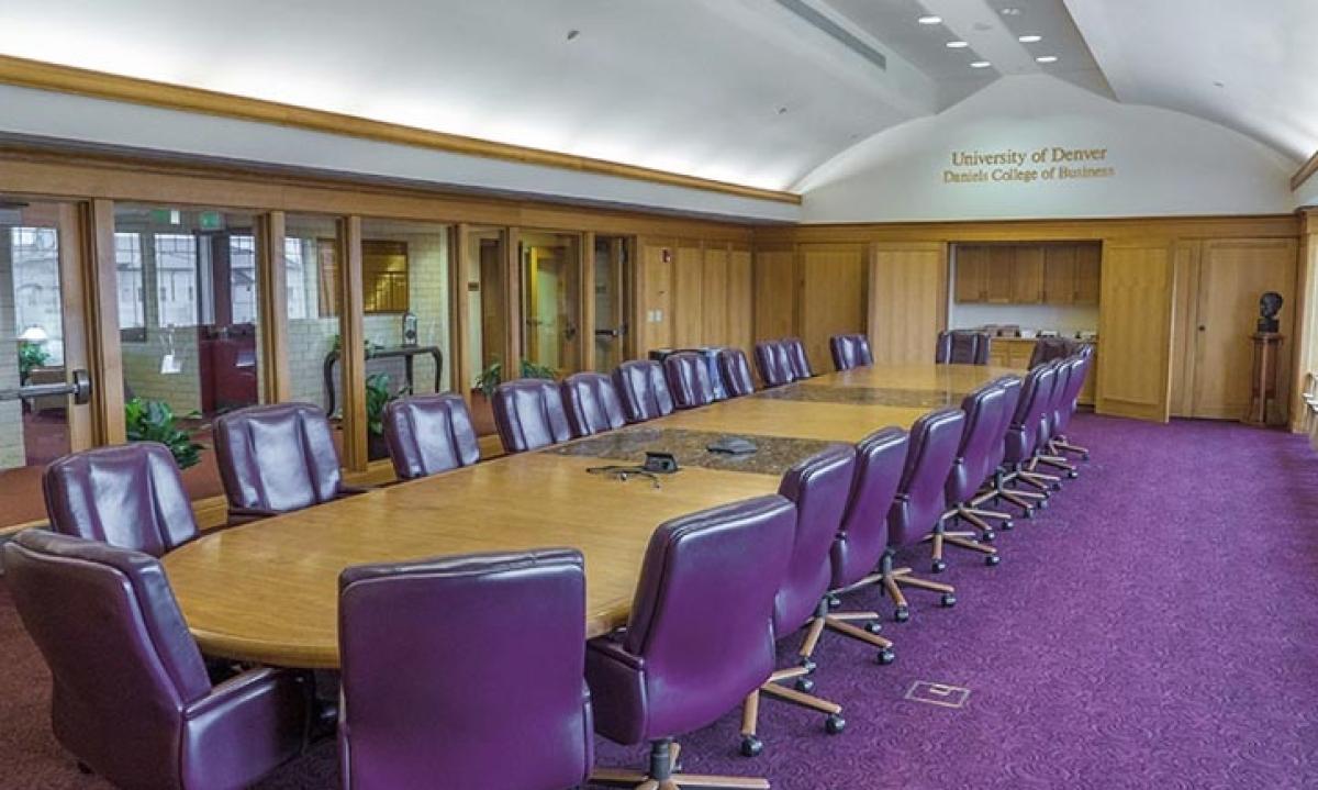 Daniels College of Business, Schneider Boardroom