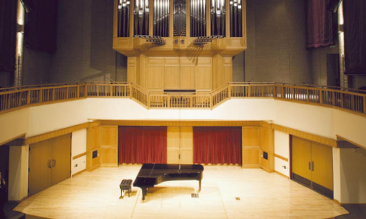 Newman Center, Frederic C. Hamilton Family Recital Hall 