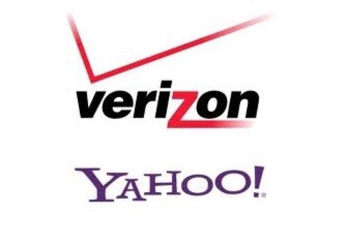 Verizon and Yahoo Logos