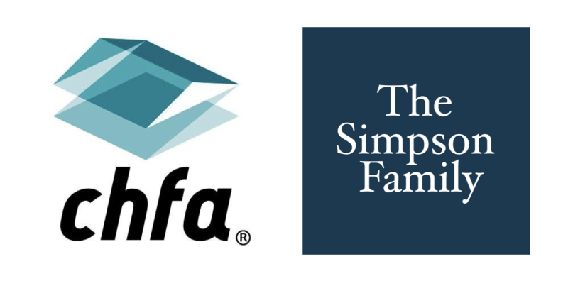 CHFA and The Simpson Family logos