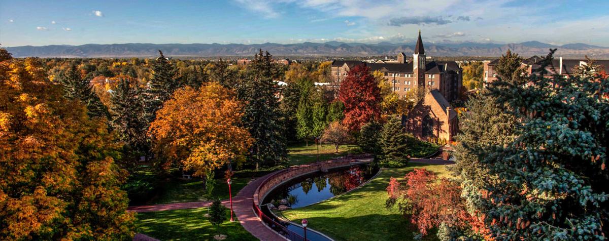 image of DU campus during autumn