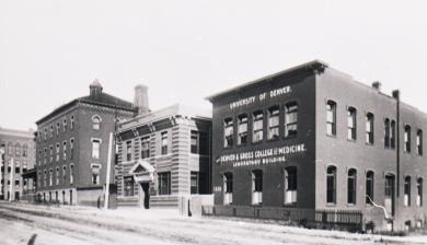 The University of Denver's original campus in downtown Denver