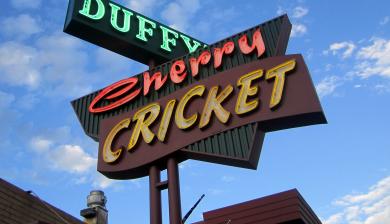 Cherry Cricket sign