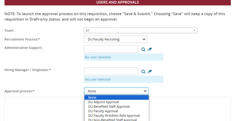 users and approvals users and approvals